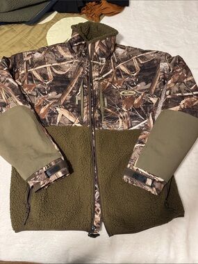 Drake Olive Green and Camouflage Men's Jacket